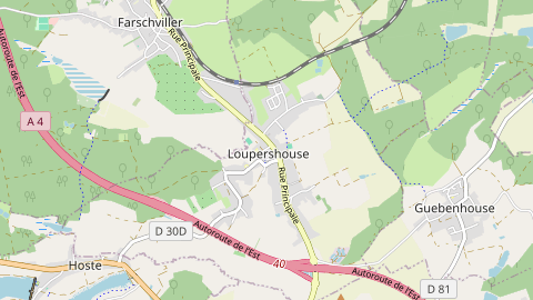 Carte de localisation de l'évènement