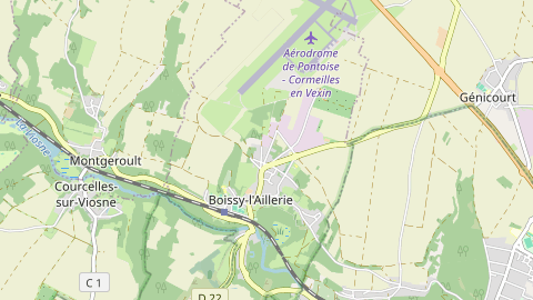 Carte de localisation de l'évènement