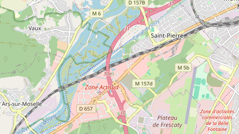 Carte de localisation de l'évènement