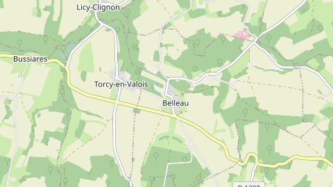 Carte de localisation de l'évènement