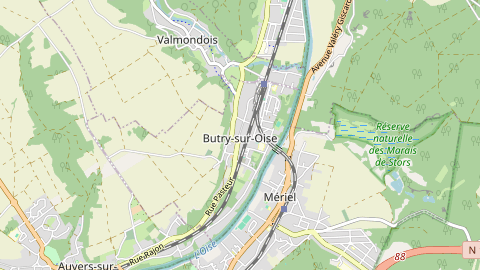 Carte de localisation de l'évènement