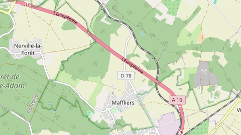 Carte de localisation de l'évènement