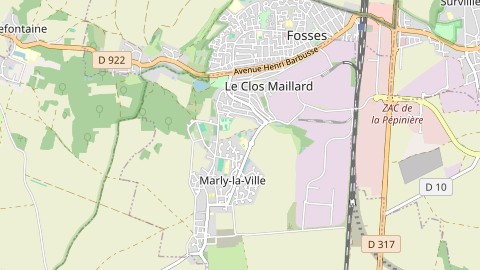 Carte de localisation de l'évènement