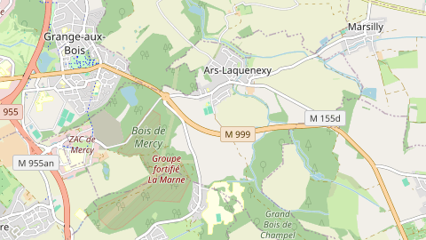 Carte de localisation de l'évènement