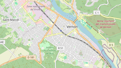Carte de localisation de l'évènement