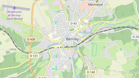 Carte de localisation de l'évènement