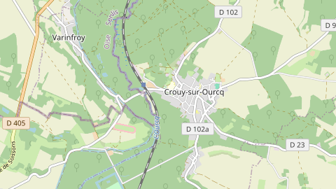 Carte de localisation de l'évènement