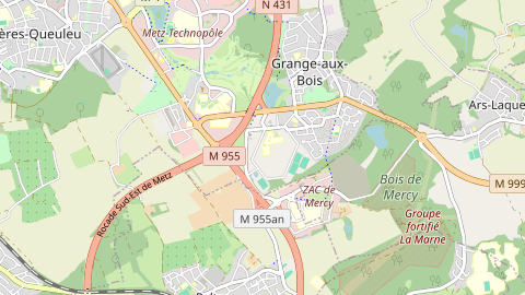 Carte de localisation de l'évènement