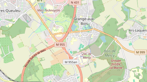 Carte de localisation de l'évènement