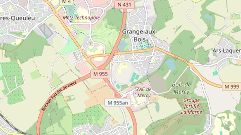 Carte de localisation de l'évènement