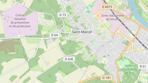 Carte de localisation de l'évènement