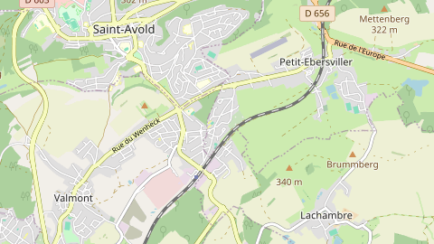 Carte de localisation de l'évènement