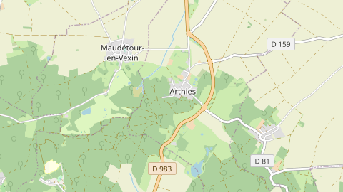 Carte de localisation de l'évènement