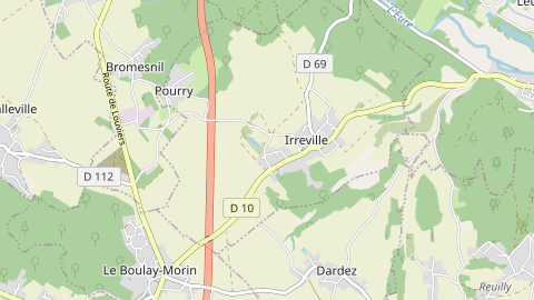 Carte de localisation de l'évènement
