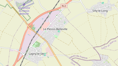 Carte de localisation de l'évènement