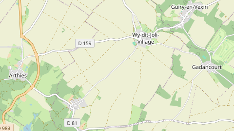 Carte de localisation de l'évènement