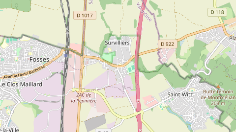 Carte de localisation de l'évènement