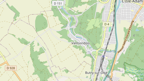 Carte de localisation de l'évènement