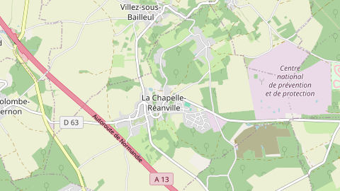 Carte de localisation de l'évènement