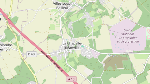 Carte de localisation de l'évènement