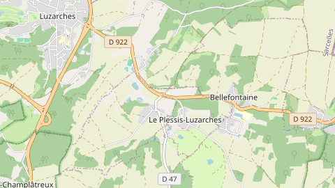 Carte de localisation de l'évènement