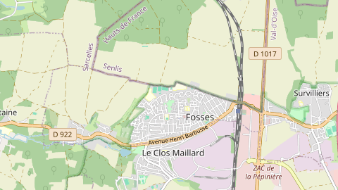 Carte de localisation de l'évènement