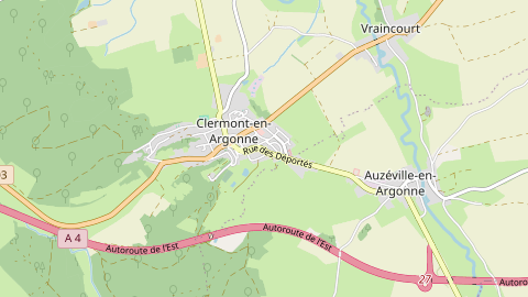 Carte de localisation de l'évènement