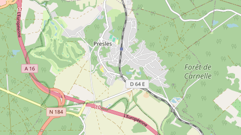 Carte de localisation de l'évènement