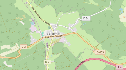 Carte de localisation de l'évènement