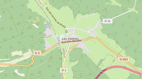 Carte de localisation de l'évènement