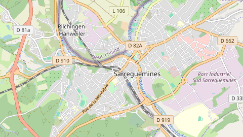 Carte de localisation de l'évènement