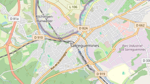 Carte de localisation de l'évènement