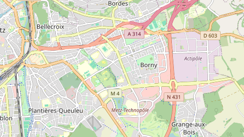 Carte de localisation de l'évènement