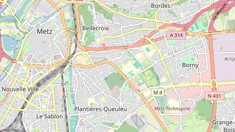 Carte de localisation de l'évènement