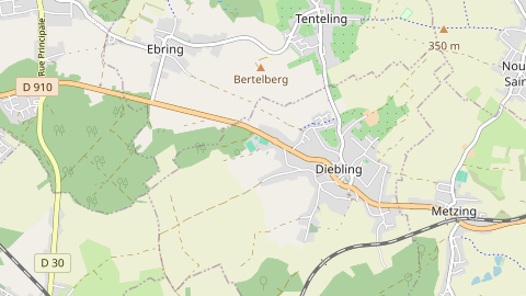 Carte de localisation de l'évènement