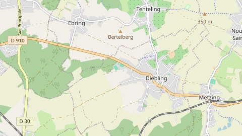 Carte de localisation de l'évènement