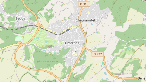 Carte de localisation de l'évènement
