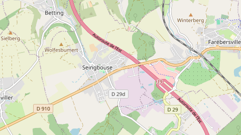 Carte de localisation de l'évènement
