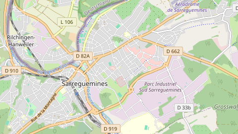 Carte de localisation de l'évènement
