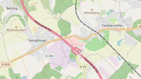 Carte de localisation de l'évènement