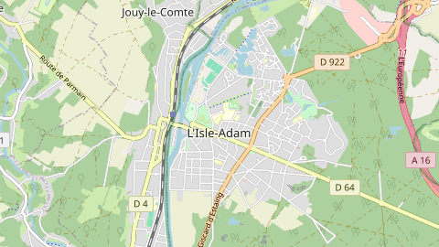 Carte de localisation de l'évènement
