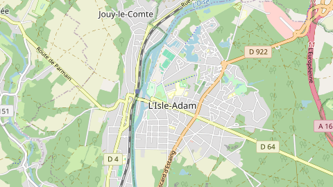 Carte de localisation de l'évènement