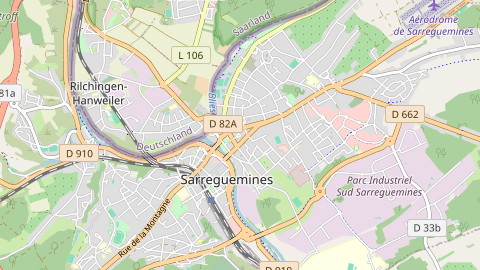 Carte de localisation de l'évènement