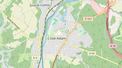 Carte de localisation de l'évènement