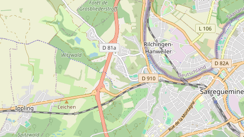 Carte de localisation de l'évènement