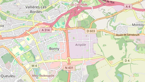 Carte de localisation de l'évènement