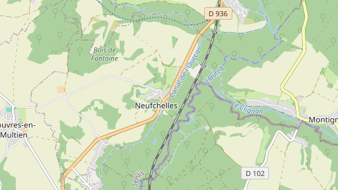 Carte de localisation de l'évènement