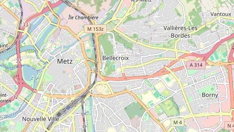 Carte de localisation de l'évènement