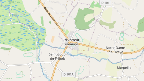 Carte de localisation de l'évènement