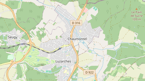 Carte de localisation de l'évènement